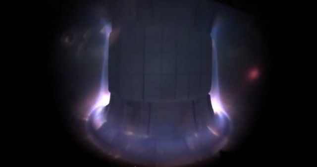 Footage from Inside a Fusion Reactor 