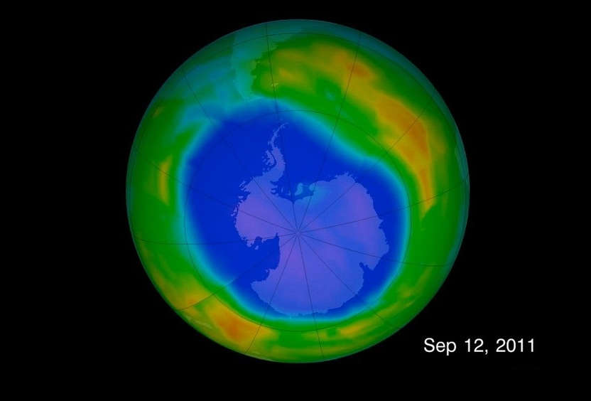 Ozone recovery delayed by not controlled Chemicals