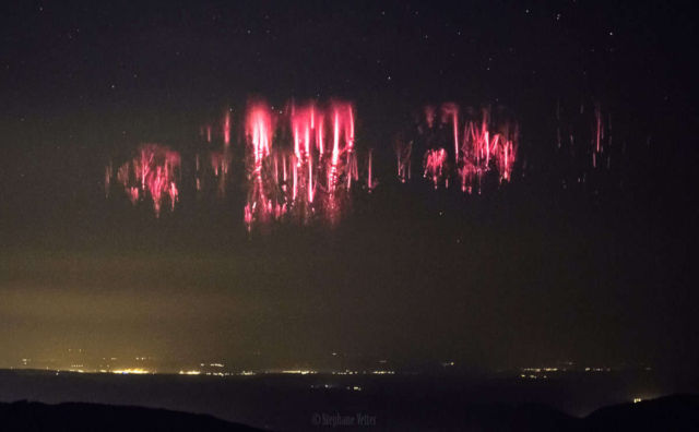 Red Sprites over the Channel 