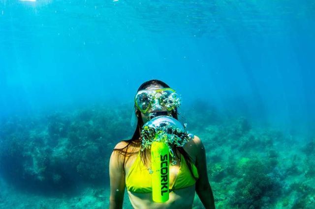 Scorkl - Portable Breathing underwater system (3)