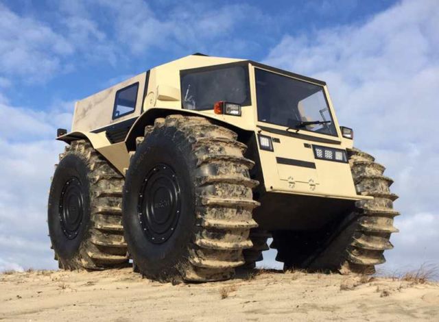 The Sherp ATV amphibious vehicle