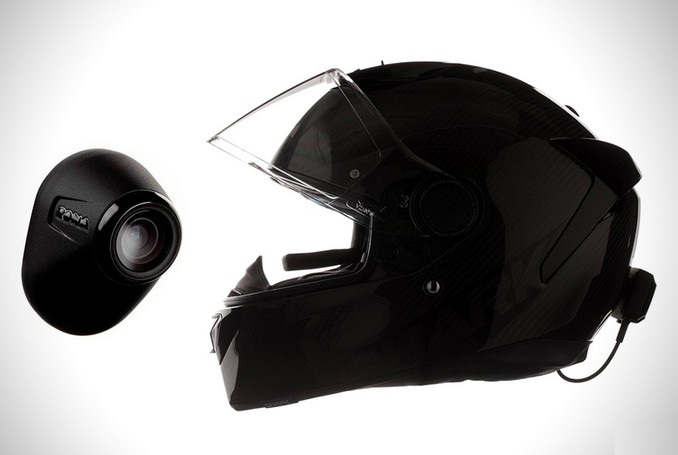 Zona rear-view system for motorcyclists