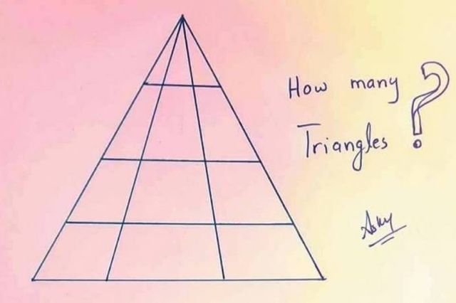 How many triangles are in this drawing