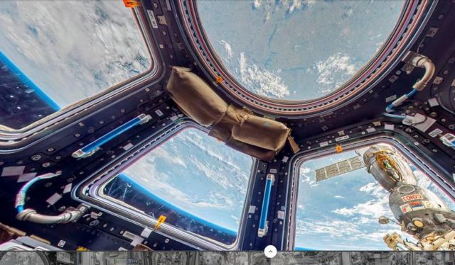 Space Station in Google Street View 