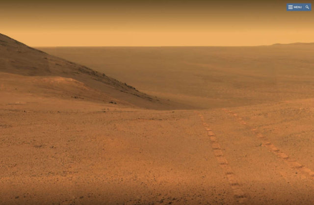 Panorama Above 'Perseverance Valley' 