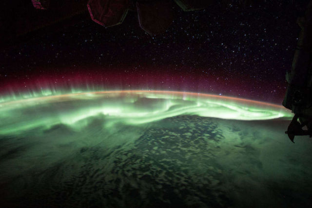 Stunning Aurora from Orbit