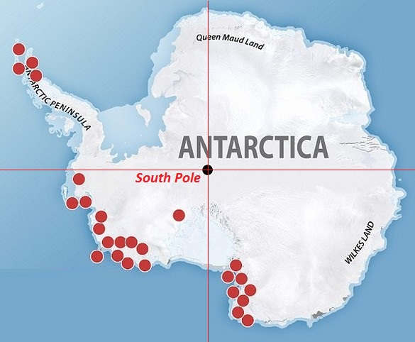 91 new Volcanoes discovered under Antarctica's Ice