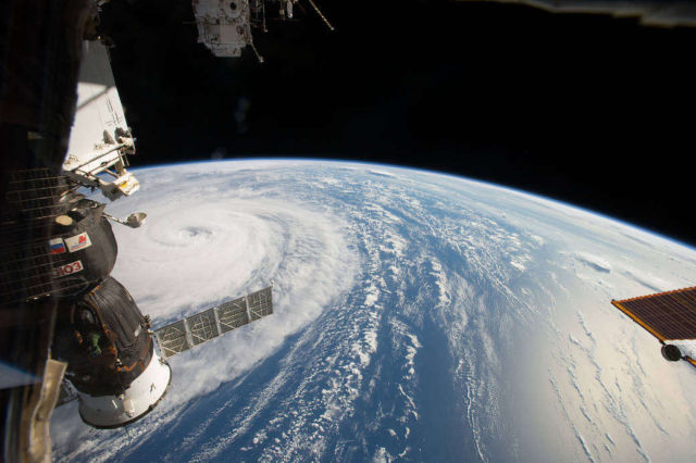 Super Typhoon Noru from Space Station