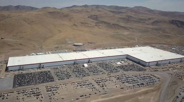 Tesla Gigafactory new aerial shots