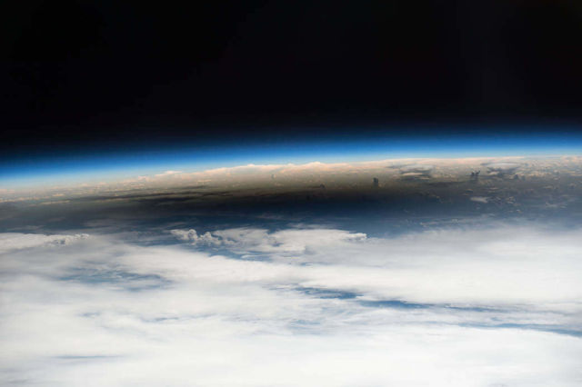 The 2017 Eclipse Umbra viewed from Space