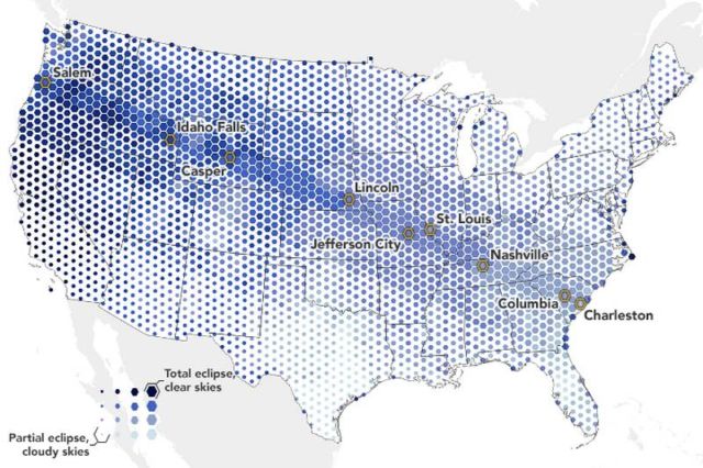 The Best Places to See the Eclipse