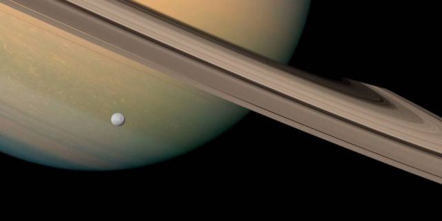 Saturn and Titan