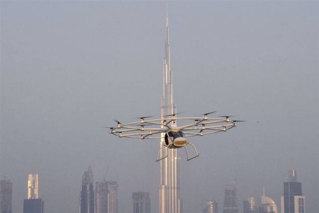 Dubai starts testing Volocopter Flying Taxi (3)