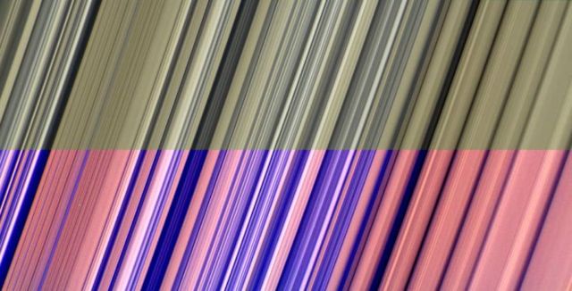 Highest-resolution images of Saturn's rings 