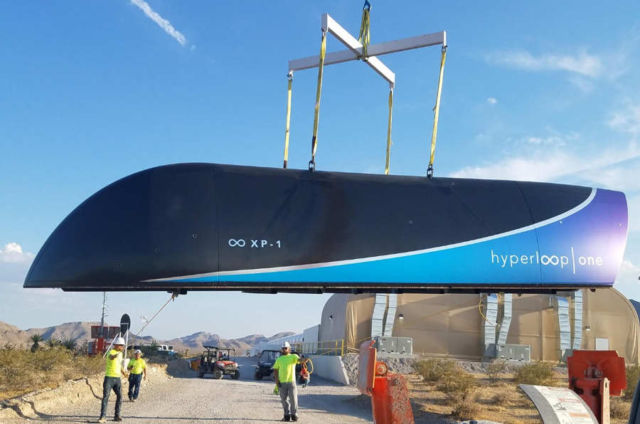 Hyperloop One pod