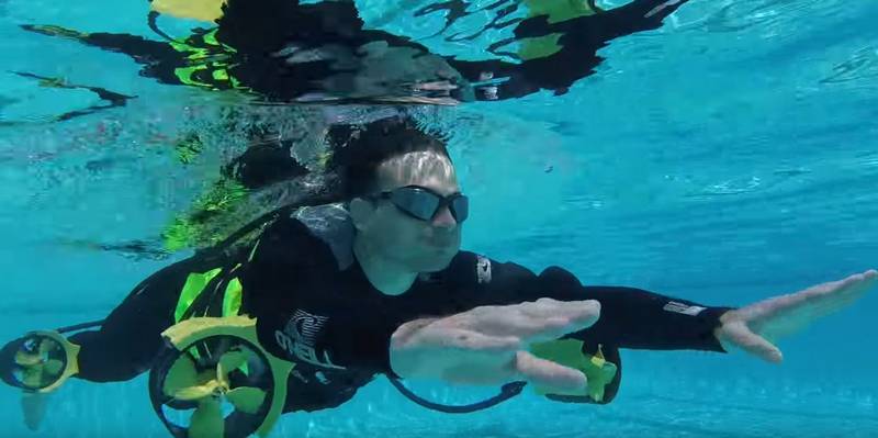 Underwater Ironman Jetpack