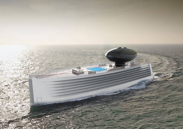 EAU concept electric Luxury Yacht