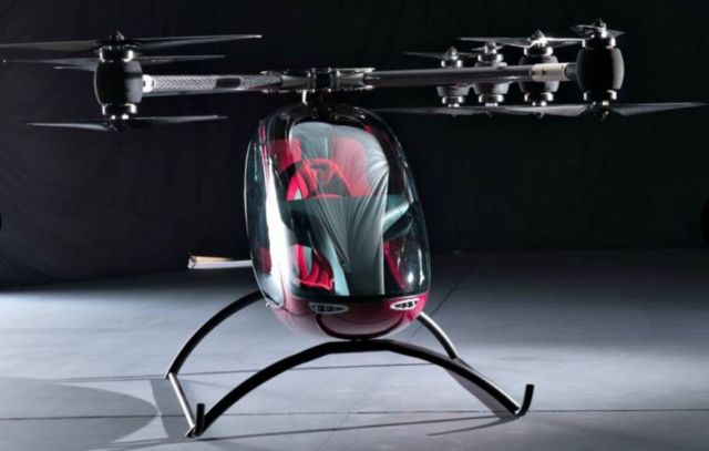 Passenger Drone First Manned Flight (1)