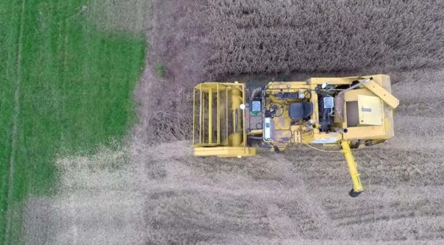 The Hands Free Hectare harvest