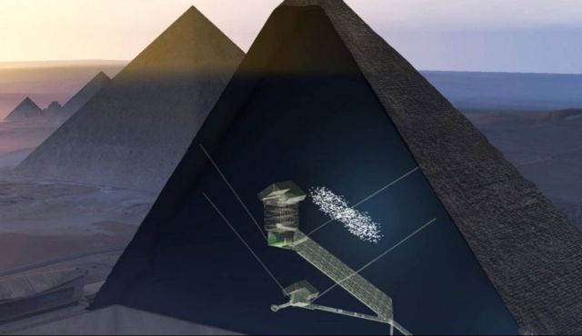 A Hidden Chamber in the Great Pyramid of Giza discovered 