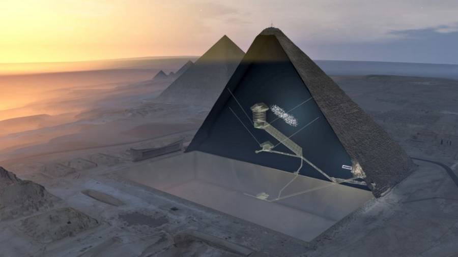 A Hidden Chamber In The Great Pyramid Of Giza Discovered
