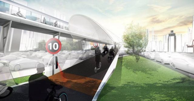 BMW proposes zero-emission Elevated roads (2)