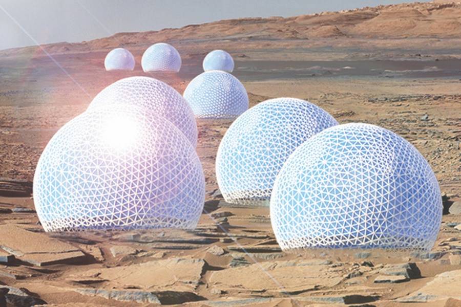 MIT's prize-winning Martian City design