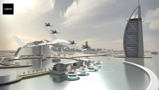 Uber gets NASA to create flying taxis