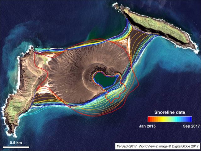 The Birth of a New Island in the South Pacific 