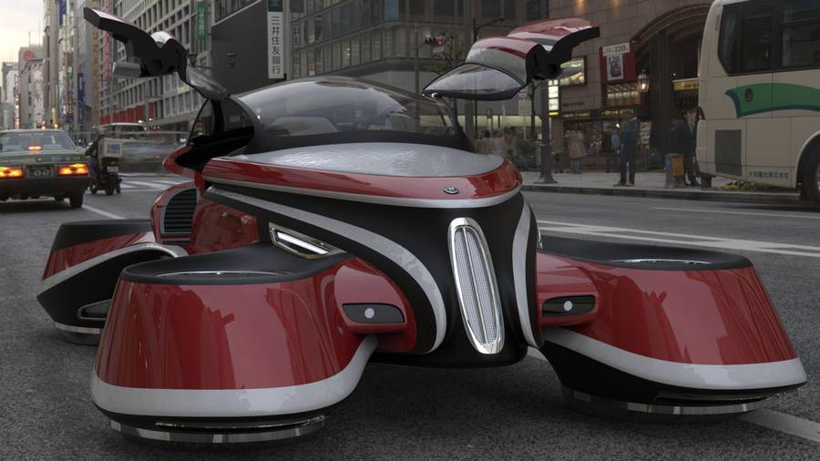The Hover Coupe Flying car concept (13)