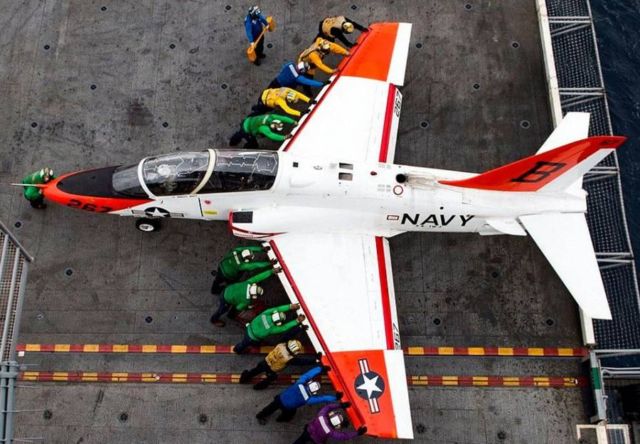 The color-coded uniforms of US Aircraft Carrier Crews