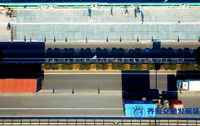 1 km Solar Road opens in China 