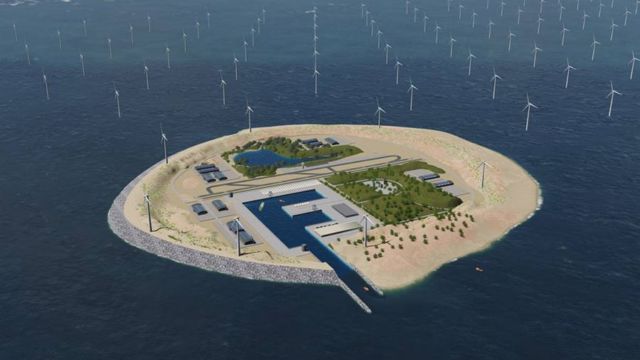 Artificial Island will Collect Wind Energy
