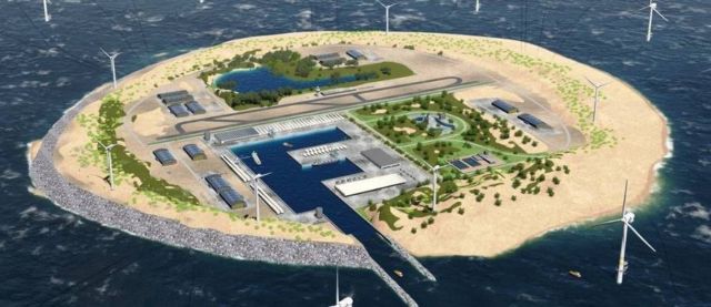 Artificial Island will Collect Wind Energy