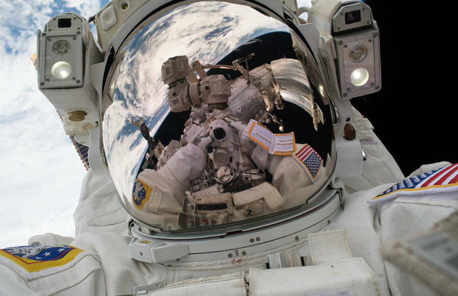 Astronaut's 'Space-Selfie'