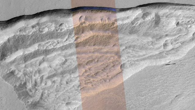 Huge underground Ice sheets found on Mars 