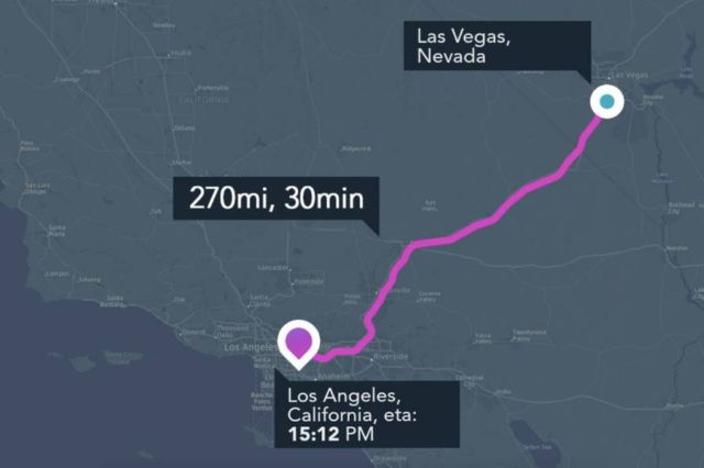 Hyperloop One Navigation App 