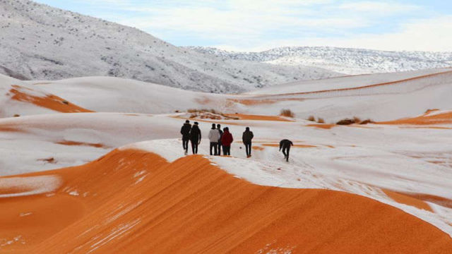 It Snowed in the Sahara