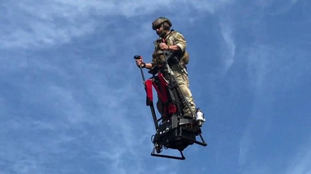 The jet-powered aerial Segway 
