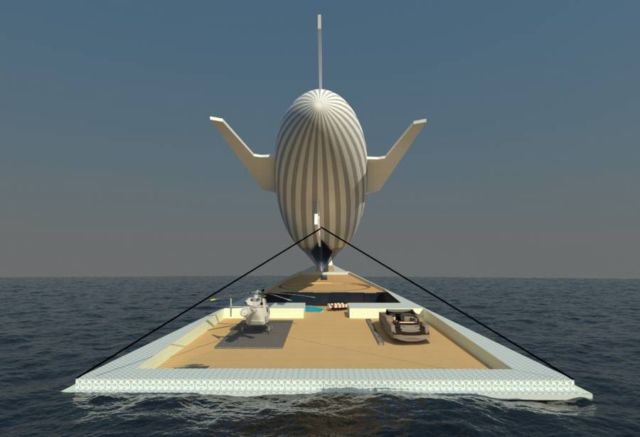 Dare to Dream Superyacht with Airship (4)