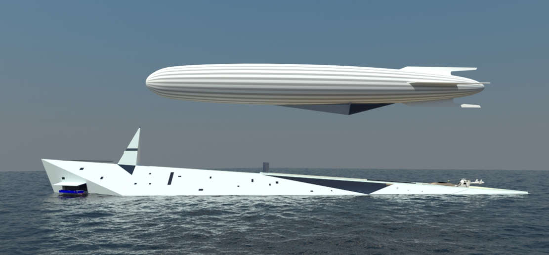 Dare to Dream Superyacht with Airship (1)