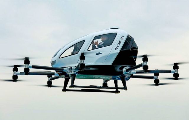 EHang 184 Autonomous passenger Drone