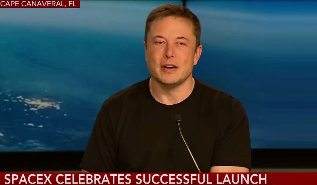 Elon Musk celebrates successful Falcon Heavy Rocket Launch