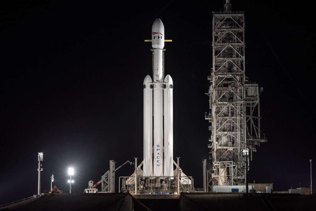 Historic SpaceX Falcon Heavy Launch