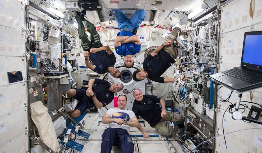 Six Astronauts' Portrait