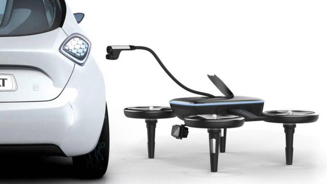 Volt - EV car charging drone service concept (4)