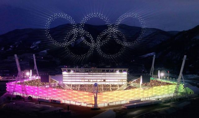 World-Record Drone Show in Winter Olympics