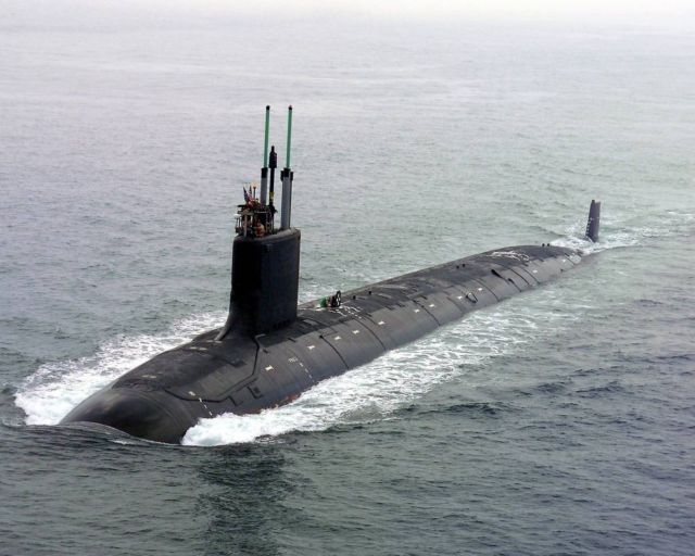 The Virginia class Nuclear Submarine