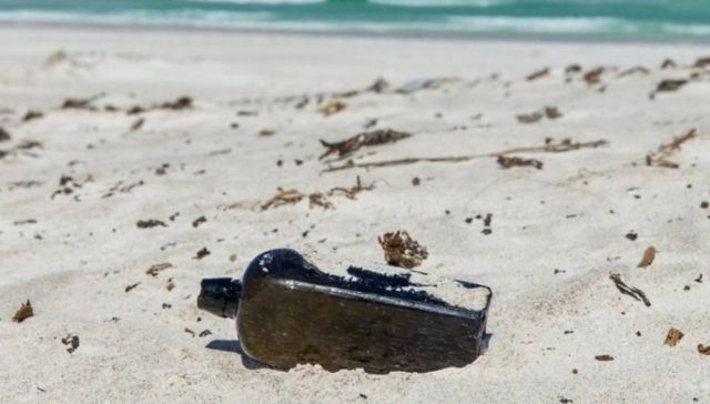 Oldest known message in a bottle was found