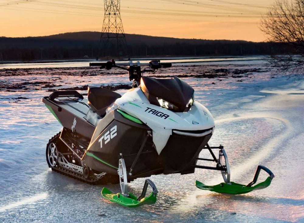Taiga TS2 first electric snowmobile WordlessTech